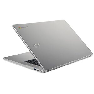 Acer Chromebook Laptop 17inch Screen - Google Chromebook 2023 - Long Battery Life - Wi-Fi6 - Numeric Keyboard - USB C - Webcam - School Laptop for Adults (4GB RAM |128GB eMMC+32GB SD Card)