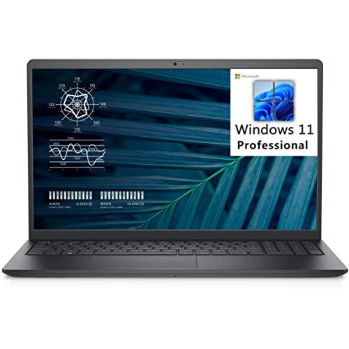 Dell Vostro 3510 15.6" FHD Business Laptop Computer, Intel Core i3-1115G4 up to 4.1GHz (Beat i5-10210U), 8GB DDR4 RAM, 256GB PCIe SSD, 802.11AC WiFi, Bluetooth, Carbon Black, Windows 11 Pro