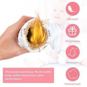 Milisten 10 oz Baby Bottle Bag Thermal Bottle Sleeve Baby Nursing Bottle Insulator Sleeve Anti-drop Sleeve Bottle Pouch Baby Bottle Sleeve