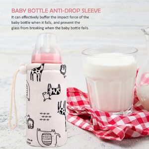 Milisten 10 oz Baby Bottle Bag Thermal Bottle Sleeve Baby Nursing Bottle Insulator Sleeve Anti-drop Sleeve Bottle Pouch Baby Bottle Sleeve