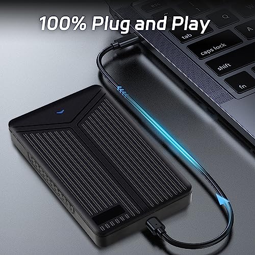 Retro Game Console 5TB HDD with built in 63,139 Games, Emulator Console Game Drive Preloaded with Playnite, Launchbox, Retrobat 3 Game System, Video Game Console Hard Drive Plug and Play