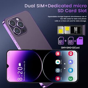 Face Detection Cellphone, 100-240V 4G Smartphone Dual SIM 6.52in for Entertainment (#5)