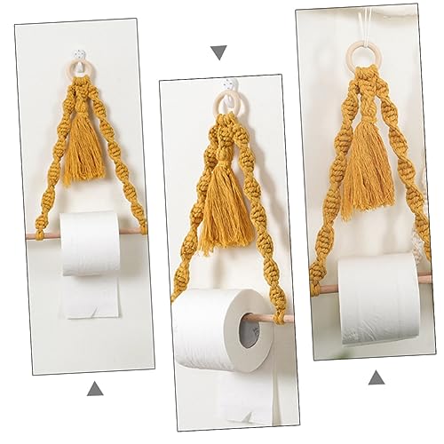 Paper Towel Wall Mount 1Pc Wall Hanging Shelves Paper Holder Bathroom Accessories Paper Rack Tissue Decorative Shelving