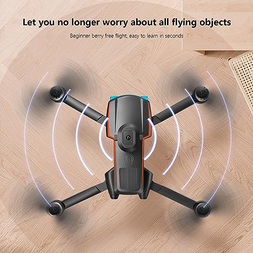 Aerial Photography Drone With Brushless Motor - Foldable Drone Toy For Kids - Remote Control Quadcopter With 4K HD FPV Camera, Altitude Hold, Headless Mode And One Key Start - Gifts