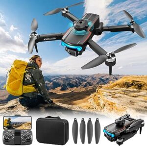 Aerial Photography Drone With Brushless Motor - Foldable Drone Toy For Kids - Remote Control Quadcopter With 4K HD FPV Camera, Altitude Hold, Headless Mode And One Key Start - Gifts