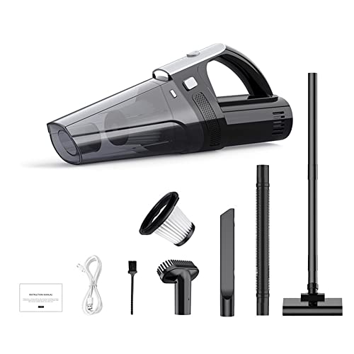 PRIZOM 7500PA Car Vacuum Cleaner Portable Strong Suction Multifunction Vacuum Cleaner Dual Handheld Floor Mop for Home-Black