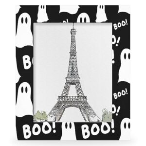 pofato ghost pattern 8x10 picture frame wood photo frame for tabletop display wall mount picture frame display 8 x 10 inch photo wall decor home gift frames