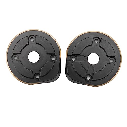 Airshi Exterior Portal Covers, High Hard Coating Rustproof Brass Portal Cover Plates 2 Pieces for Replacement