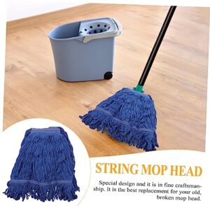 Healeved String Mop Replacement Head Microfiber Floor Mop Cleaning Mops Commercial Mop Heavy Duty Cotton Mop Industrial Mop Accessories Commercial Cut End Cotton Mop Cotton Yarn Mop Pad