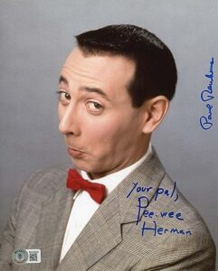 pee-wee herman playhouse reprint signed autographed photo #2