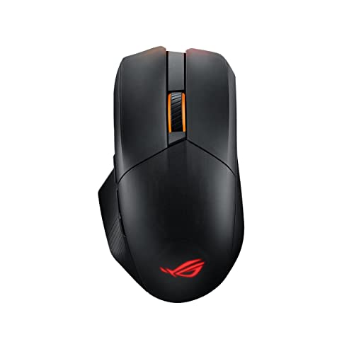 ASUS ROG Azoth 75% Wireless DIY Custom Gaming Keyboard, OLED Display, Gasket-Mount & ROG Chakram X Origin Gaming Mouse, Tri-Mode connectivity (2.4GHz RF, Bluetooth, Wired)