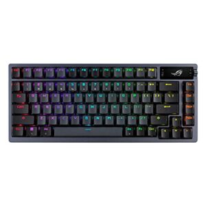 ASUS ROG Azoth 75% Wireless DIY Custom Gaming Keyboard, OLED Display, Gasket-Mount & ROG Chakram X Origin Gaming Mouse, Tri-Mode connectivity (2.4GHz RF, Bluetooth, Wired)