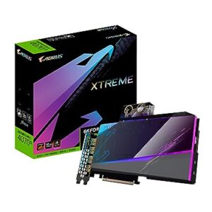 Gigabyte AORUS GeForce RTX 4070 Ti 12GB Xtreme WATERFORCE WB Graphics Card, WATERFORCE Water Block Cooling System, 12GB 192-bit GDDR6X, GV-N407TAORUSX WB-12GD Video Card