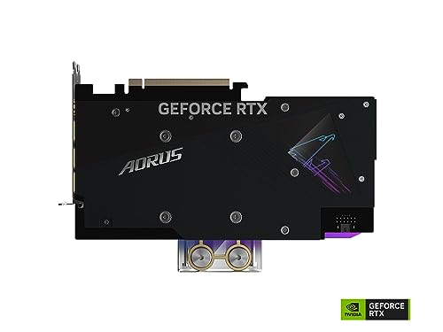 Gigabyte AORUS GeForce RTX 4070 Ti 12GB Xtreme WATERFORCE WB Graphics Card, WATERFORCE Water Block Cooling System, 12GB 192-bit GDDR6X, GV-N407TAORUSX WB-12GD Video Card