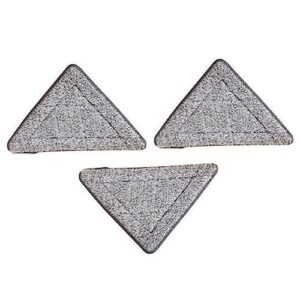 healifty 3pcs triangle mop head mopa para limpiar pisos commercial mop microfiber mop head wall cleaning mop wall cleaner for painted walls mop head round mop head refills car washing kit