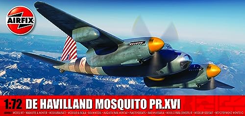 Airfix De Havilland Mosquito PR.XVI 1:72 Military Aviation Plastic Model Kit A04065