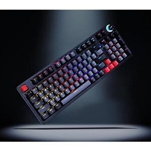 SAMA SM68 Wireless Gaming Mechanical Keyboard Type C 2.4G Bluetooth Third Mode Keyboard 68 Keys RGB Multifunctional PC Keyboard for Windows/MAC Purple