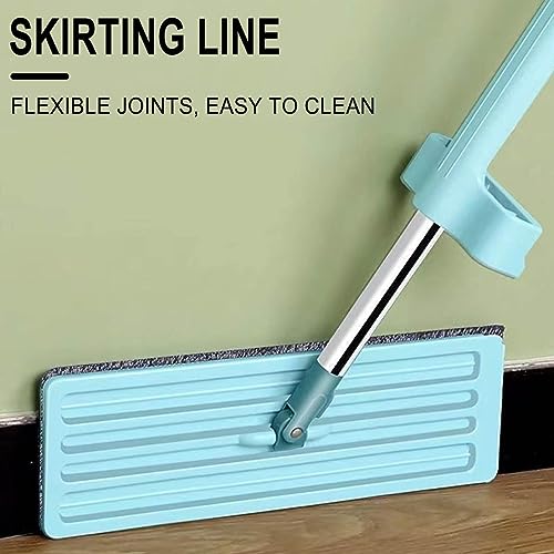 Long Handle No Hand Washing Flat Mop, Household Wooden Floor for Lazy Person, Floor Mop for Floor Cleaning