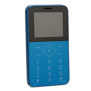airshi dumb phone, abs 0.08mp elderly cellphone for home (deep sea blue)