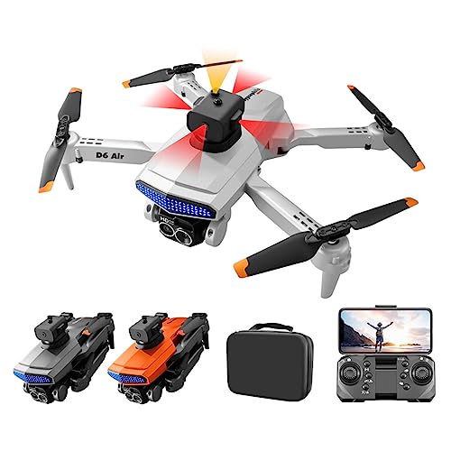 4K HD Fpv Camera Remote Control Foldable Mini Drone - Altitude Hold Headless Mode Trajectory Flight Start Speed Adjustment RC Drone Quadcopter Gifts Toys Gifts For Adults Boys Girls (Gray)