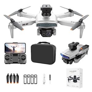 4K HD Fpv Camera Remote Control Foldable Mini Drone - Altitude Hold Headless Mode Trajectory Flight Start Speed Adjustment RC Drone Quadcopter Gifts Toys Gifts For Adults Boys Girls (Gray)