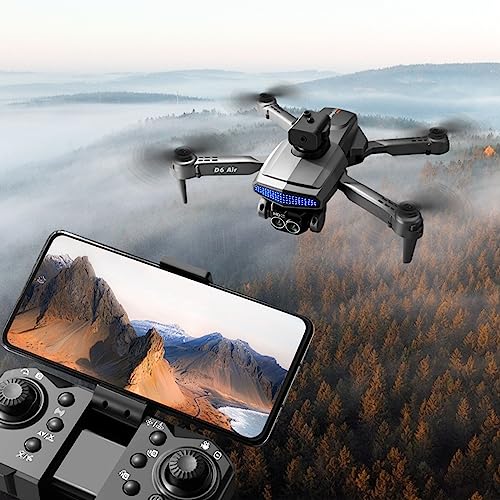 4K HD Fpv Camera Remote Control Foldable Mini Drone - Altitude Hold Headless Mode Trajectory Flight Start Speed Adjustment RC Drone Quadcopter Gifts Toys Gifts For Adults Boys Girls (Gray)