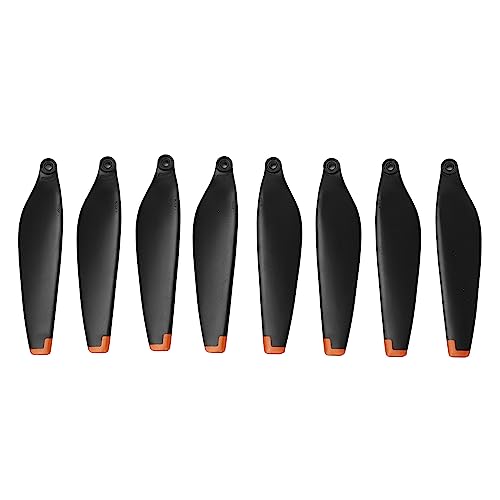 Drone Propellers, Powerful High Rigidity Drone Wing Blades PC Drone Accessories Strong and Light Pulling Force for Mini 3 (Orange Edge)