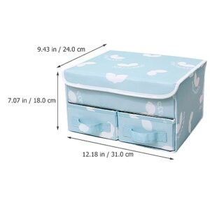 ABOOFAN Drawer Foldable Organizer Underwear Boxes Socks Holder Closet Divider Storage Box for Underwear Bra Socks Lingerie Ties Pants Organizer