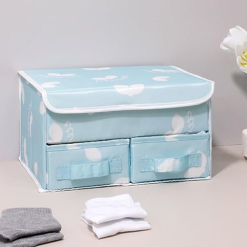 ABOOFAN Drawer Foldable Organizer Underwear Boxes Socks Holder Closet Divider Storage Box for Underwear Bra Socks Lingerie Ties Pants Organizer