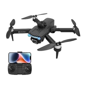 rkstd foldable fpv rc drone, voice gesture control rc quadcopter, with hd wifi camera, auto-hover, waypoint flying, fixed altitude, suitable for adults beginners and children