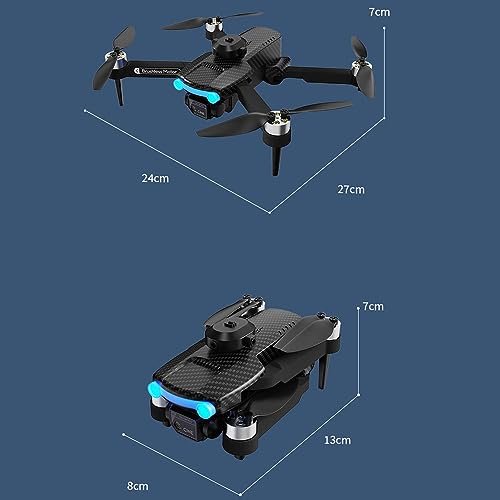 RKSTD Foldable FPV RC Drone, Voice Gesture Control RC Quadcopter, With HD WiFi Camera, Auto-hover, Waypoint Flying, Fixed Altitude, Suitable For Adults Beginners And Children