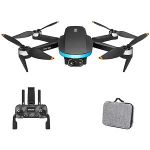 rkstd foldable fpv rc drone for adults beginners and kids; voice gesture control rc quadcopter with hd wifi camera, brushless motor, auto hover, waypoint flying