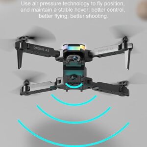 RKSTD Drone With Camera, RC Quadcopter For Beginners, RC Drone With HD Camera For Adults With LED Light, Auto Hover, Voice Control, APP Control, Easy To Play Kids Toy Gift