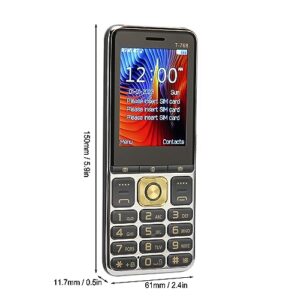 Yunseity 2G GSM Unlocked Mobile Phone, 1.8 Inch Screen Cellphone for Seniors, 3 SIM 3 Standby Big Button Cell Phone with Loud Speaker, Large Backlight Button, 3200mAh Battery (US Plug)