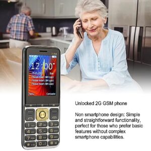 Yunseity 2G GSM Unlocked Mobile Phone, 1.8 Inch Screen Cellphone for Seniors, 3 SIM 3 Standby Big Button Cell Phone with Loud Speaker, Large Backlight Button, 3200mAh Battery (US Plug)