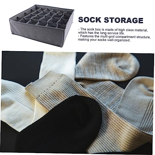 STOBAZA Vanity Storage Drawers 1pc Box Socks Storage Box Vanity Drawer Tie Organizer Clothing Drawers Sock Drawer Sock Organizer Box Compartment Sock Box Compartment Sock Storage Box