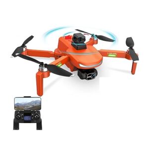 rkstd 4k camera gps rc drone for adults, rc quadcopter, auto return, brushless motor, circle flight, waypoint flight, altitude hold, headless mode, 360° obstacle avoidance