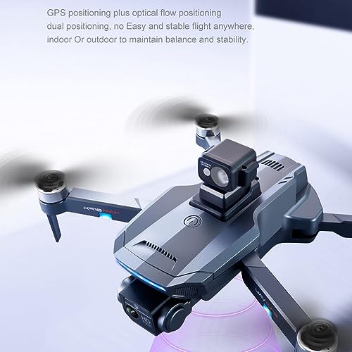 RKSTD Drone With Camera For Adults - With Obstacle Avoider, Foldable RC Drone, HD FPV RC Drone, Altitude Hold, Headless Mode, Brushless Motor, Follow Me, Gift For Adult Beginners