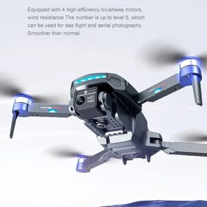 RKSTD Drone With Camera For Adults - With Obstacle Avoider, Foldable RC Drone, HD FPV RC Drone, Altitude Hold, Headless Mode, Brushless Motor, Follow Me, Gift For Adult Beginners