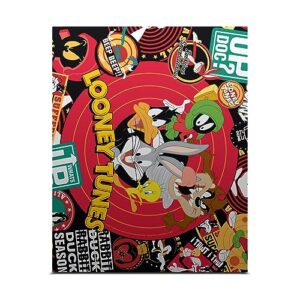 Head Case Designs Officially Licensed Looney Tunes Sticker Collage Graphics and Characters Vinyl Sticker Gaming Skin Decal Cover Compatible with Xbox One X Console