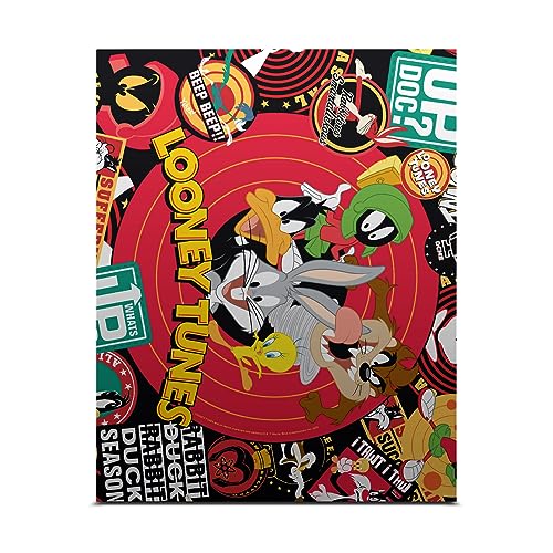 Head Case Designs Officially Licensed Looney Tunes Sticker Collage Graphics and Characters Vinyl Sticker Gaming Skin Decal Cover Compatible with Xbox One X Console