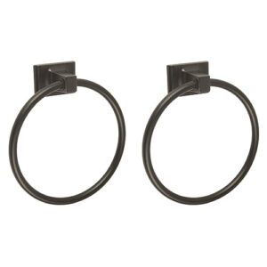 design house 539239 millbridge classic towel ring, oil rubbed bronze (pack of 2)