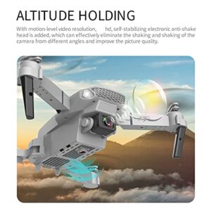 Drone With Dual 1080P HD FPV Camera Foldable Drone Remote Control Altitude Hold Headless Mode LED Light Start Speed Adjustment Trajectory Flight WiFi FPV Camera 𝘛𝘰𝘺