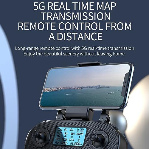 HD Camera Video Drone GPS Positioning Optical Positioning Brushless Motor Folding Photography Aerial Drone Plastics and Electronic Components for Work (No Obstacle Avoidance)