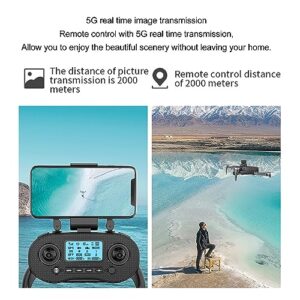 HD Camera Video Drone GPS Positioning Optical Positioning Brushless Motor Folding Photography Aerial Drone Plastics and Electronic Components for Work (No Obstacle Avoidance)