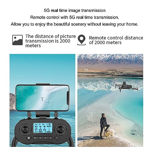 HD Camera Video Drone GPS Positioning Optical Positioning Brushless Motor Folding Photography Aerial Drone Plastics and Electronic Components for Work (No Obstacle Avoidance)