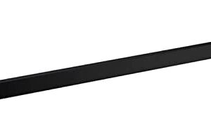 Towel BAR Rack Premium Stainless Steel Towel Bar,Black Towel Rack Wall Mounted Towel Rail,Towel Rod for Bathroom Matte Black 16-Inch a/Black / 40x5x8cm