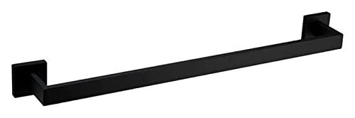 Towel BAR Rack Premium Stainless Steel Towel Bar,Black Towel Rack Wall Mounted Towel Rail,Towel Rod for Bathroom Matte Black 16-Inch a/Black / 40x5x8cm