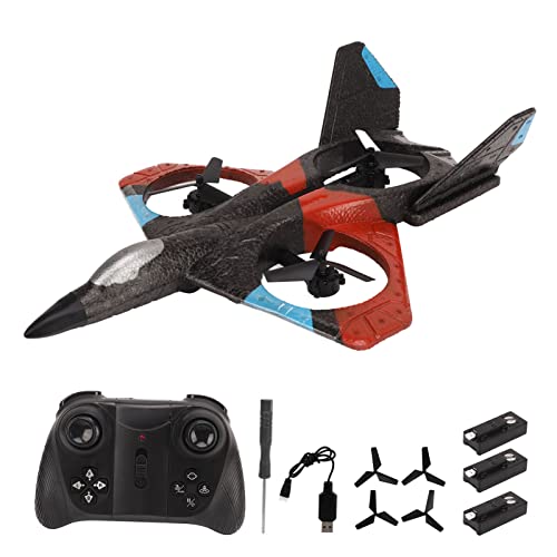 Aerial Drone, Headless Mode Altitude Hold Remote Control Glider for Home for Adults (Triple Battery)