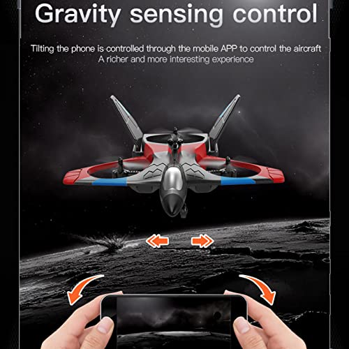 Aerial Drone, Headless Mode Altitude Hold Remote Control Glider for Home for Adults (Triple Battery)